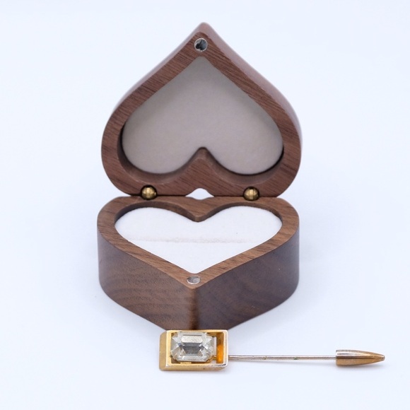 Vintage Rhinestone Stick Pin Brooch - Picture 9 of 15